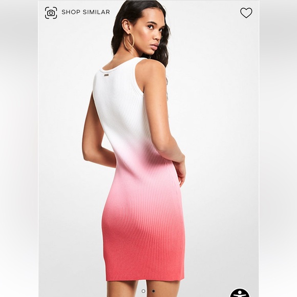 Ombré Ribbed Tank Dress - Picture 2 of 7